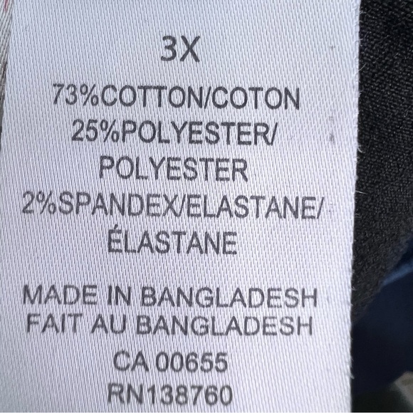 Pennington's Blue Jeggings Size 3x - Picture 6 of 6